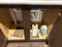 Under sink signs of mice