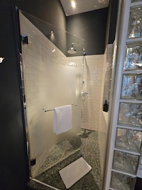 Shower is also in the room