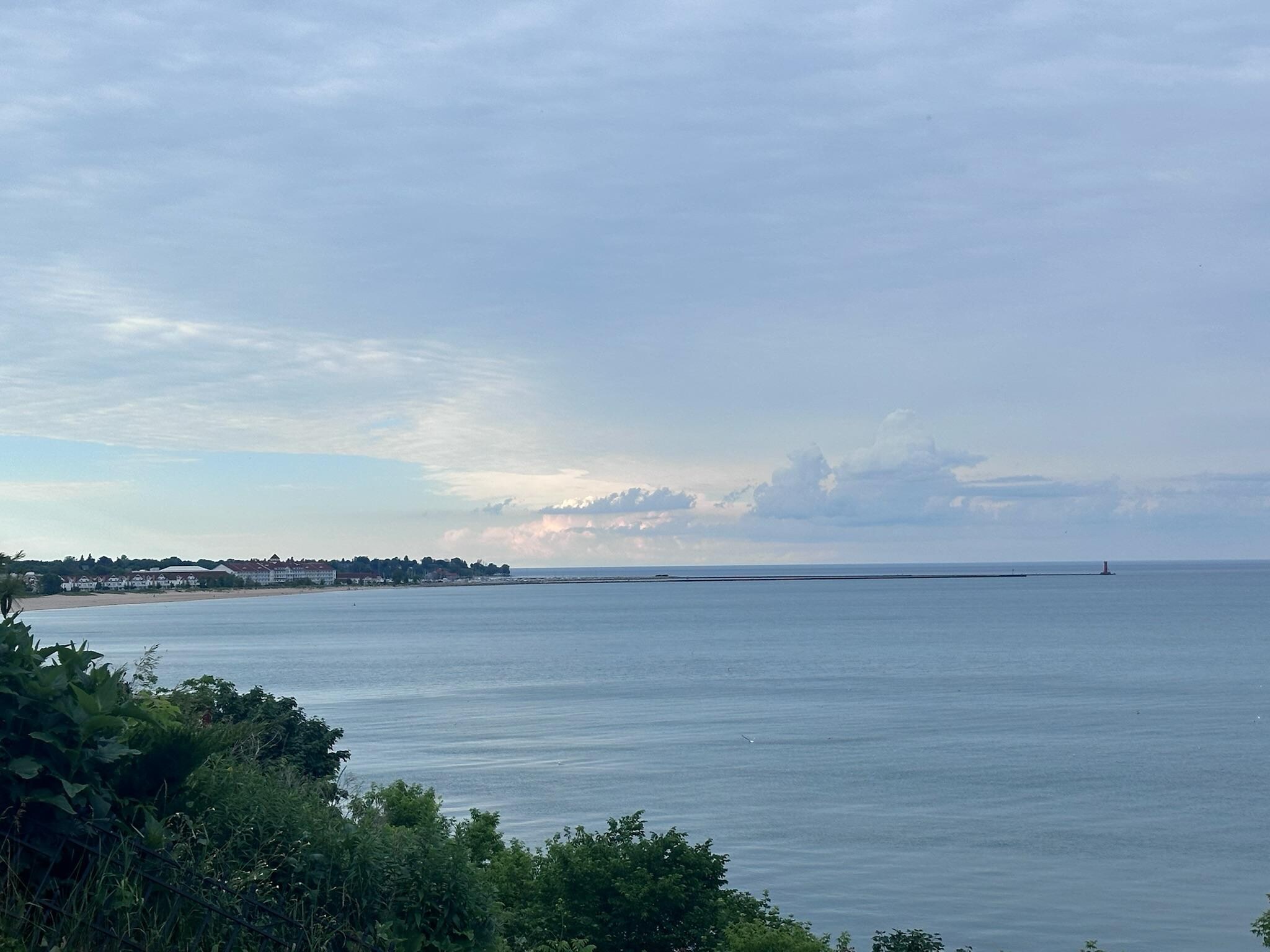 View to north toward Blue Harbor Resort