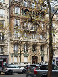 Beautiful morning view of the lively city.