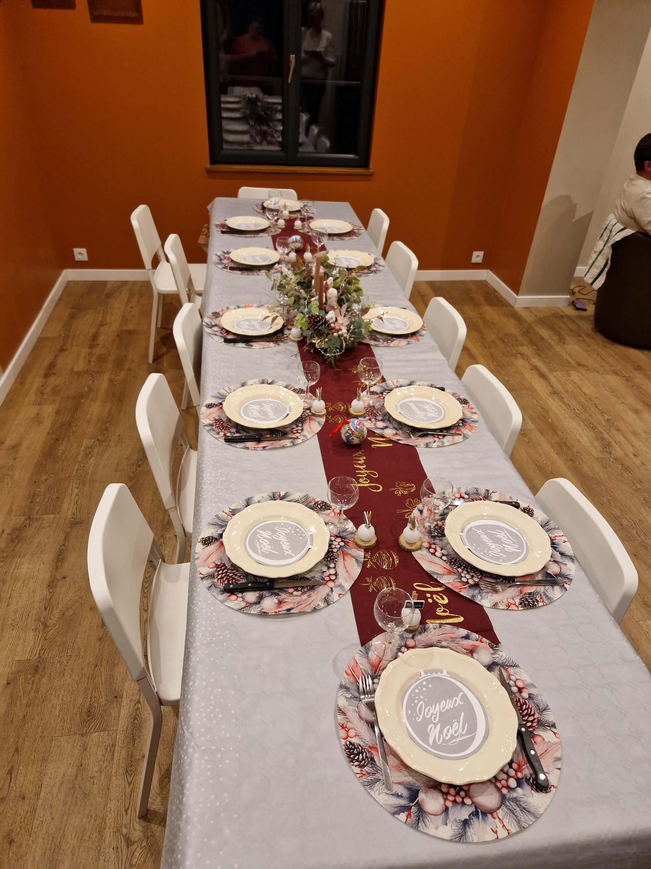 Nous étions 12 et avions la place nécessaire 