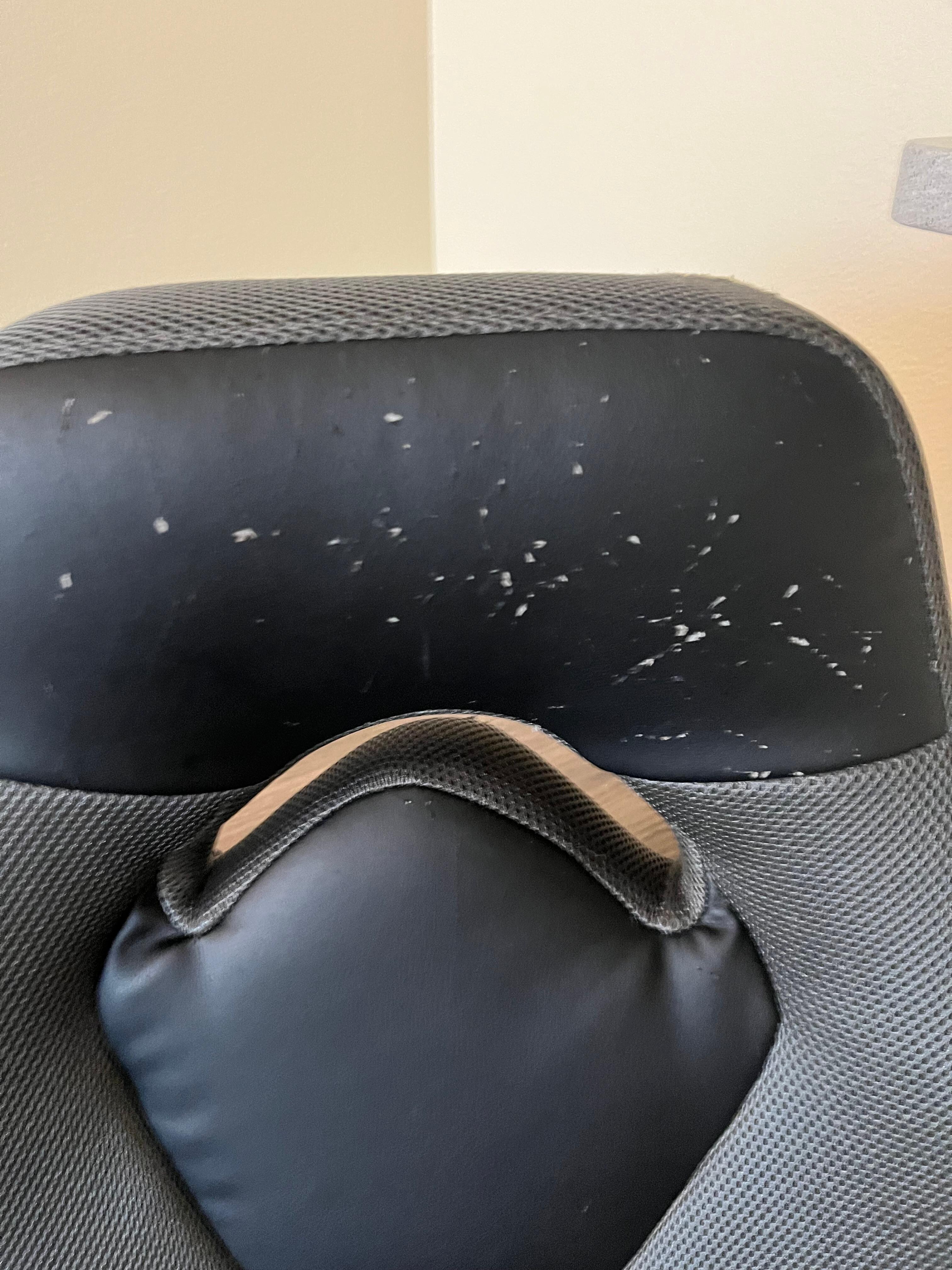 torn up chair