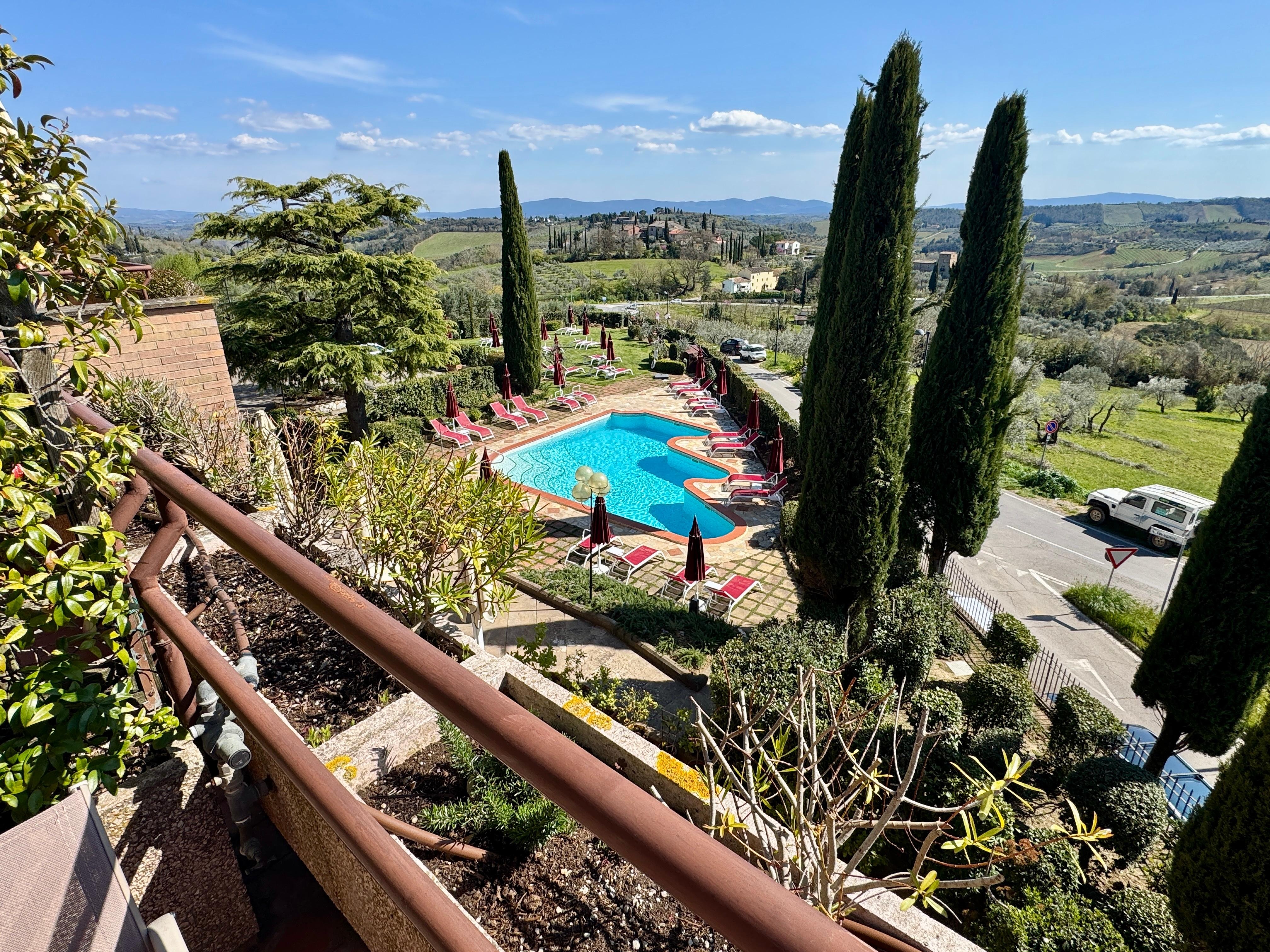 View from our balcony.