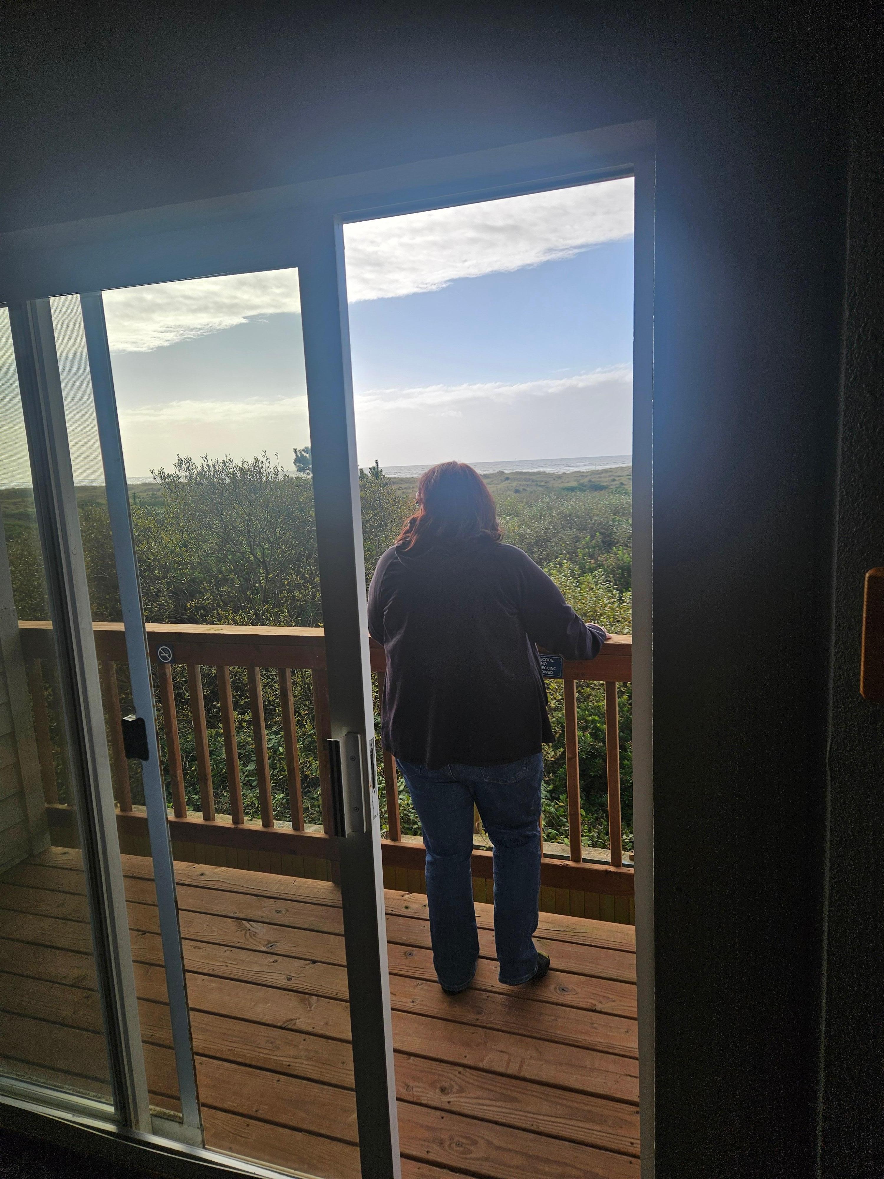 View out patio door. Amazing. 