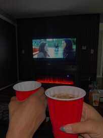 The only way to end the night in Forks, Washington. Twilight and a drink 🧛🏻♀️🖤