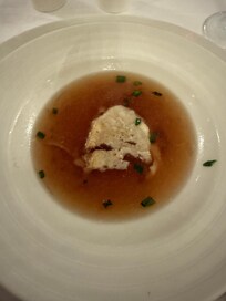 This was supposed to be a French onion soup at the French paid restaurant (the knife steak restaurant was great)