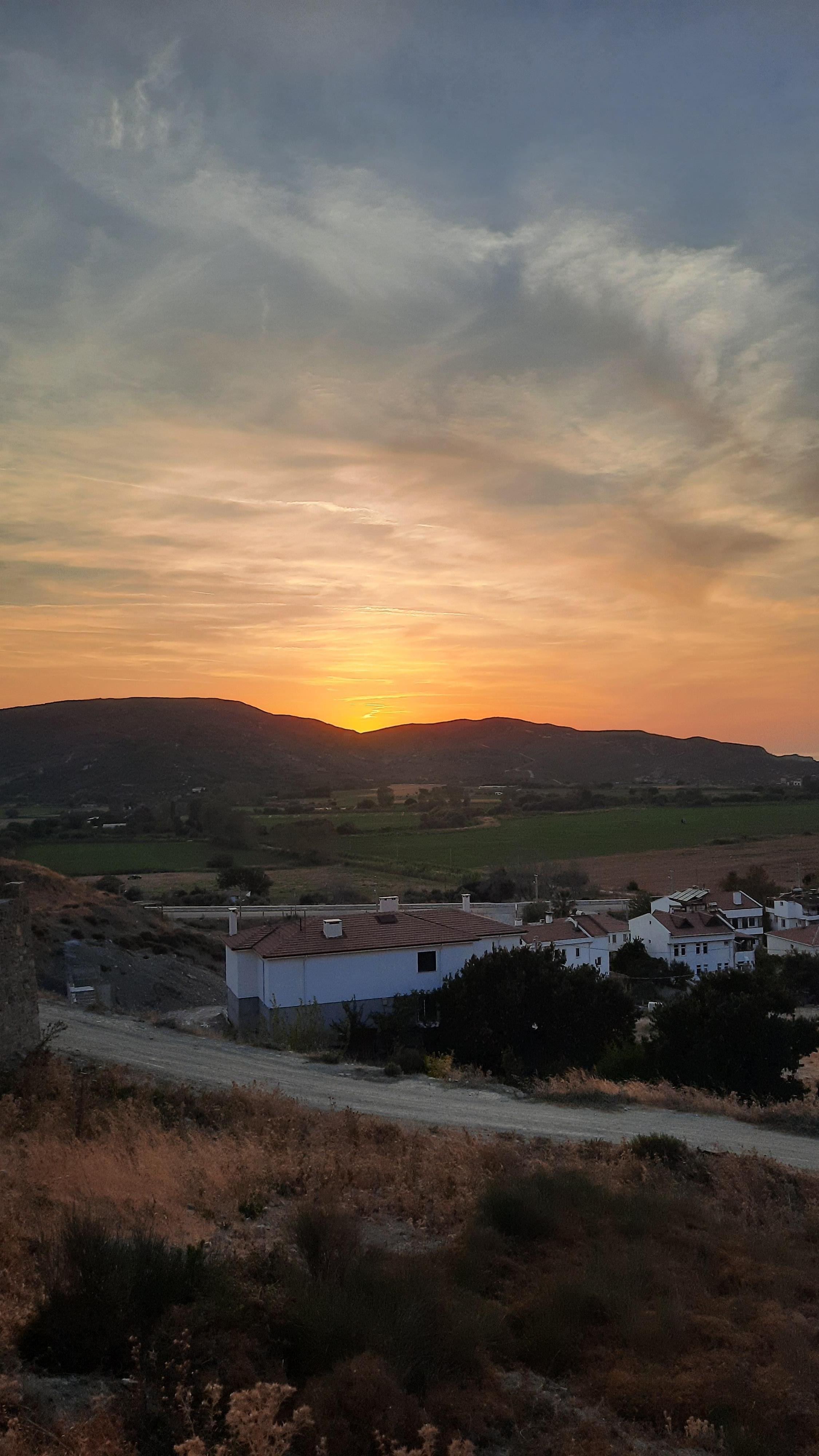 Otelden günbatımı