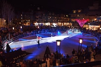 Ice skating show on Saturday nights in winter