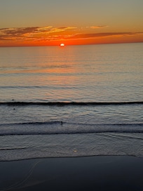 Sunset from the master bedroom deck.