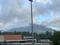 Great view of volcano.