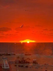 Sunrise before a storm.