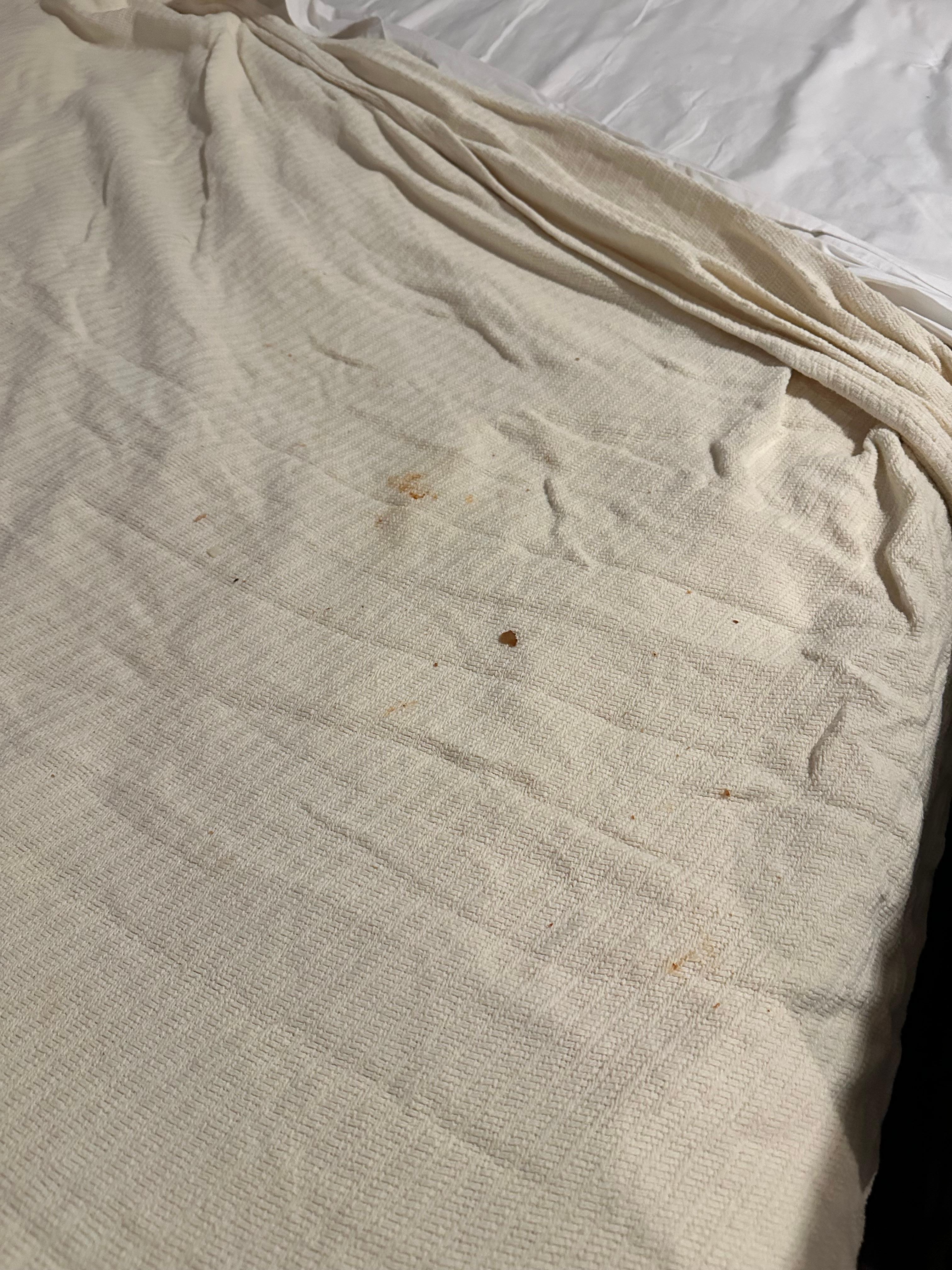 This is how we found the bedding from the pull out couch. 