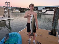 Fishing off the dock. 😀