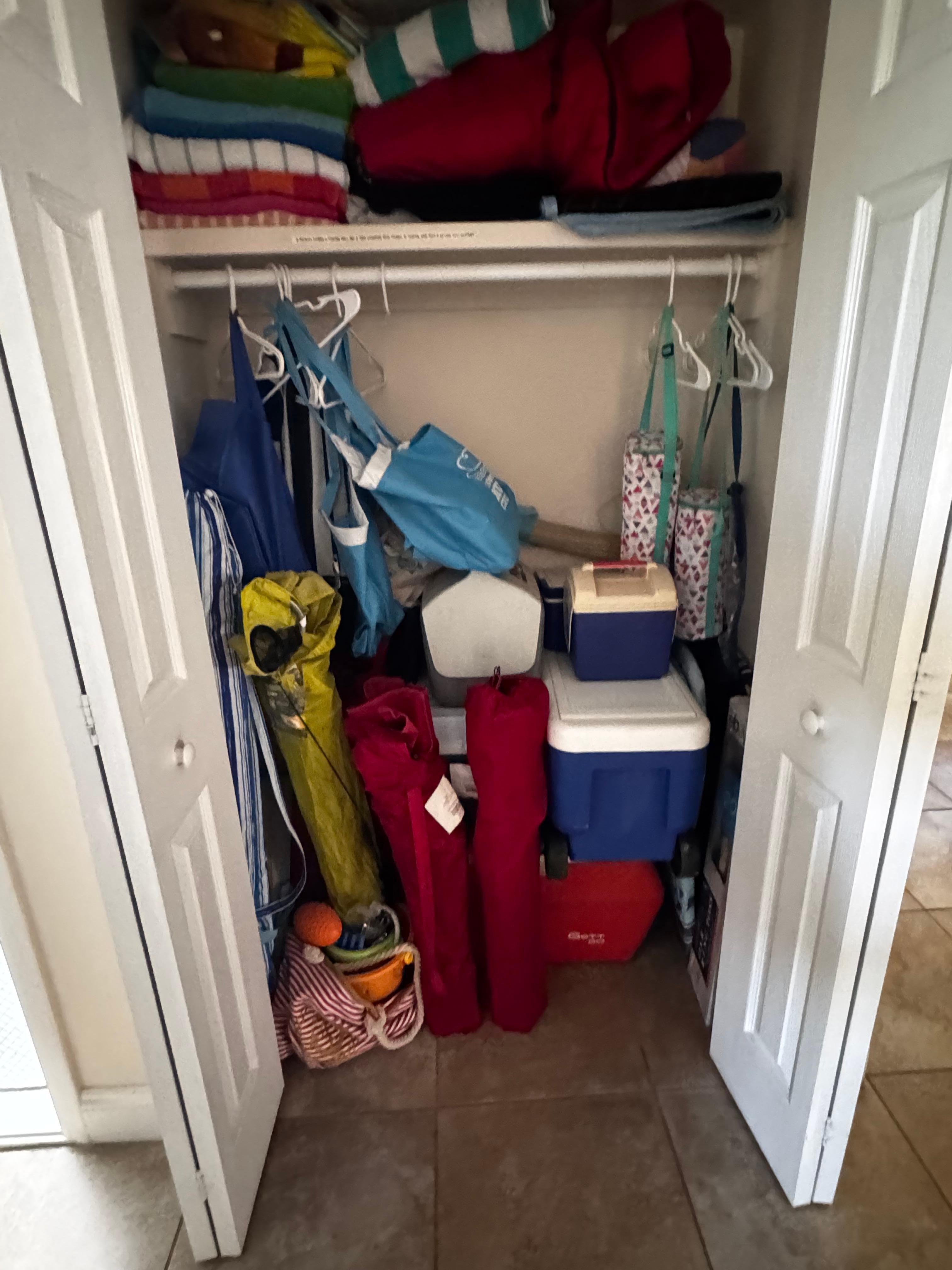 I wish I was able to use this but nice to know I don’t have to bring beach towels, cooler ls, chair, shade