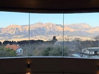 くつろぎスペースは展望台になっていて眺めは最高