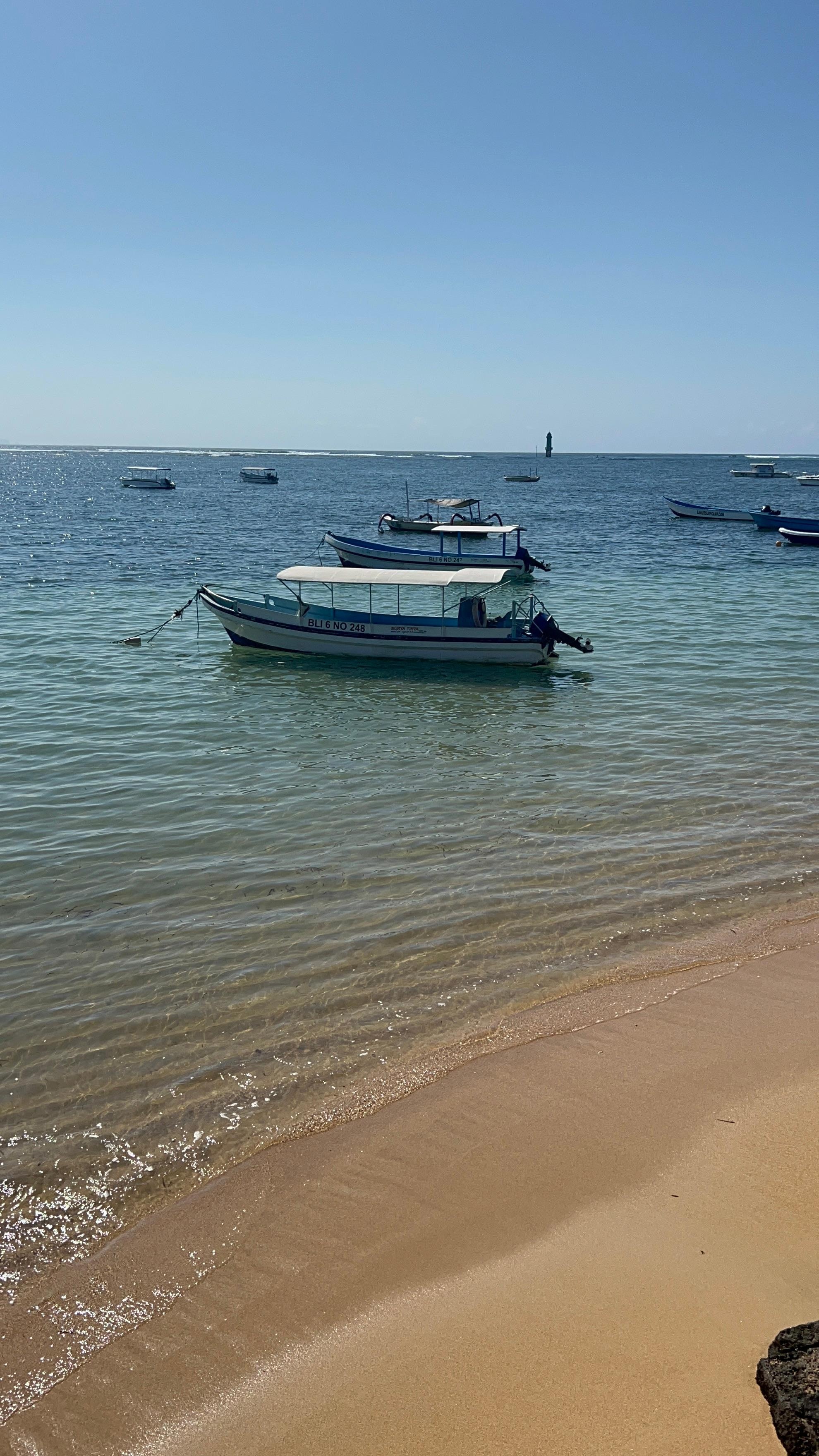 Clean and peaceful beach