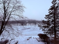 Deep Creek Lake from the back porch