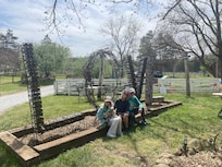 Wisteria winery was family and dog friendly. The wine was good and the service was amazing!!