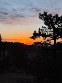 Sunrise from the balcony