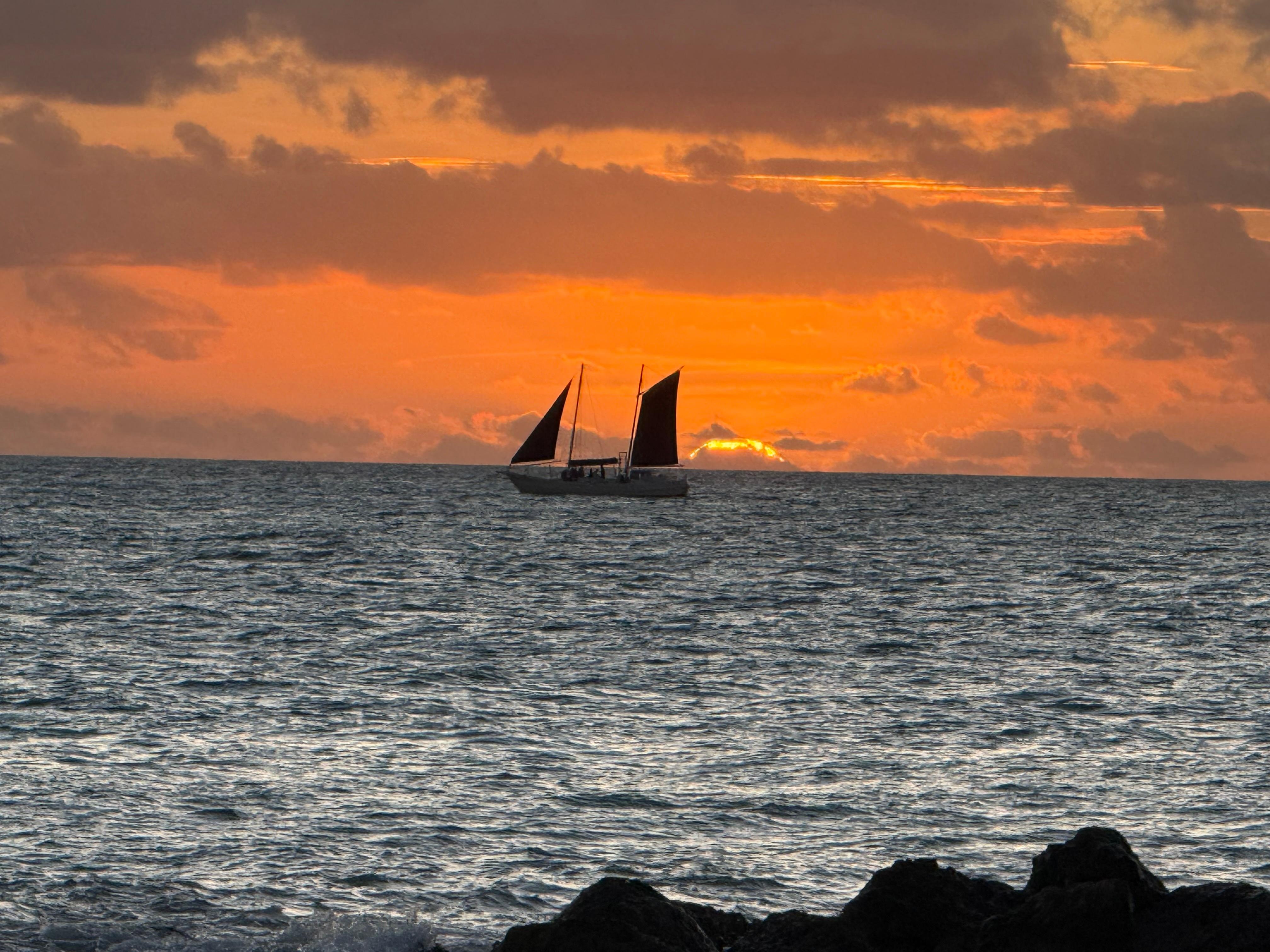 View from Ft Zachary beach a must go to