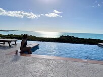 View from infinity pool