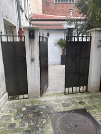 Here is the gate to your apartment’s courtyard. Overall there are 4 doors to get inside the apartment.
