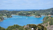 View of the bay from Tutukaka lighthouse