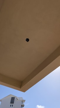 Exposed wiring on your balcony leaves you sitting in the dark