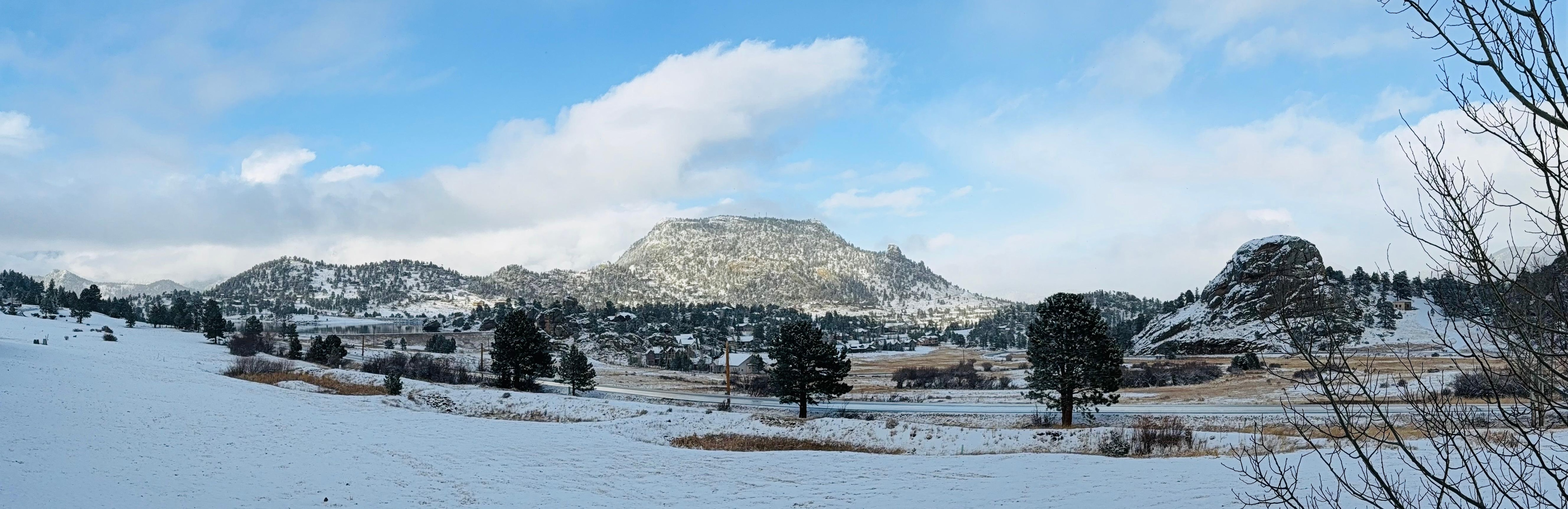 The landscape changed dramatically while there and we loved seeing snow! 