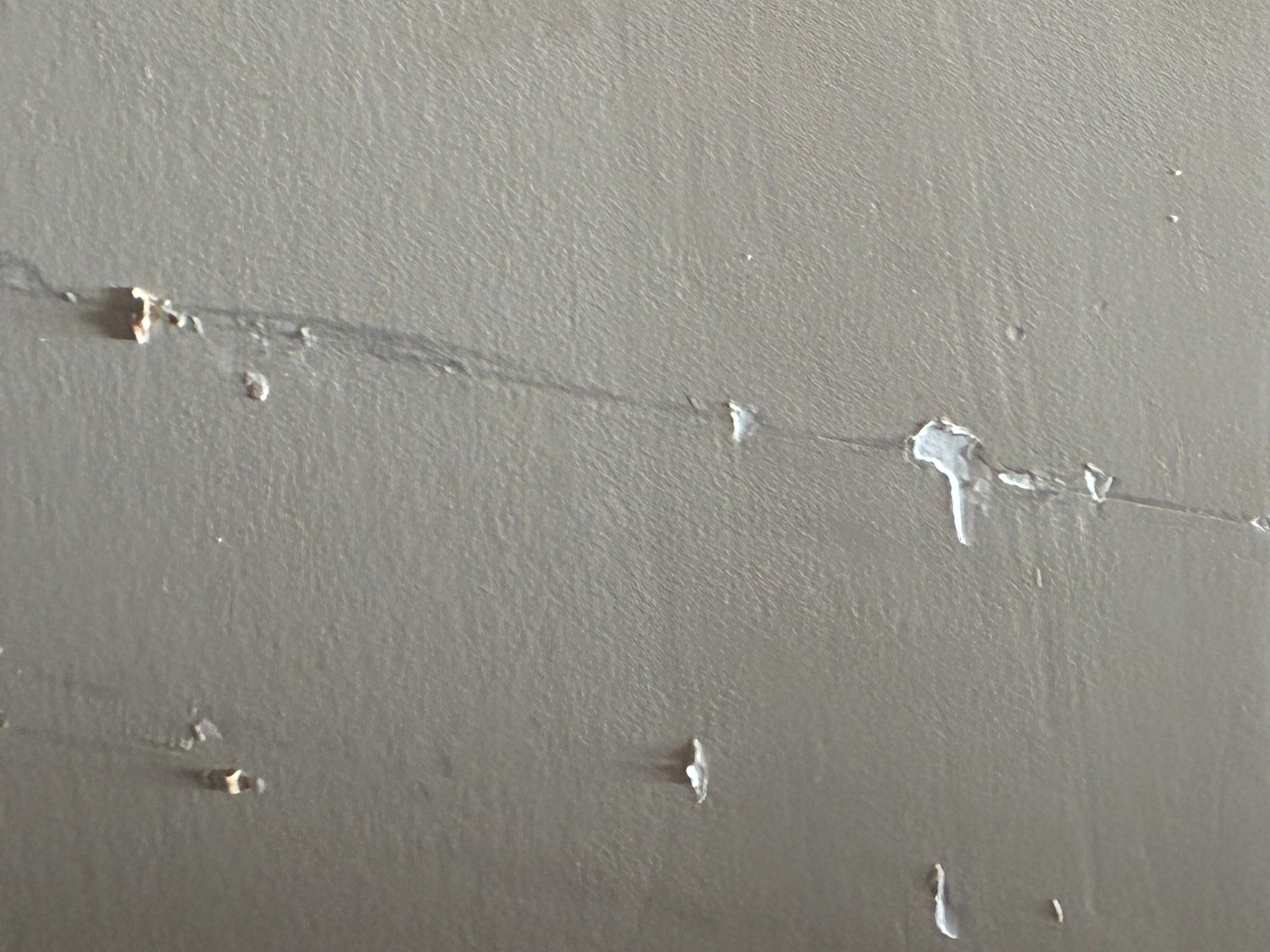 Walk in our room; multiple places were marred. 