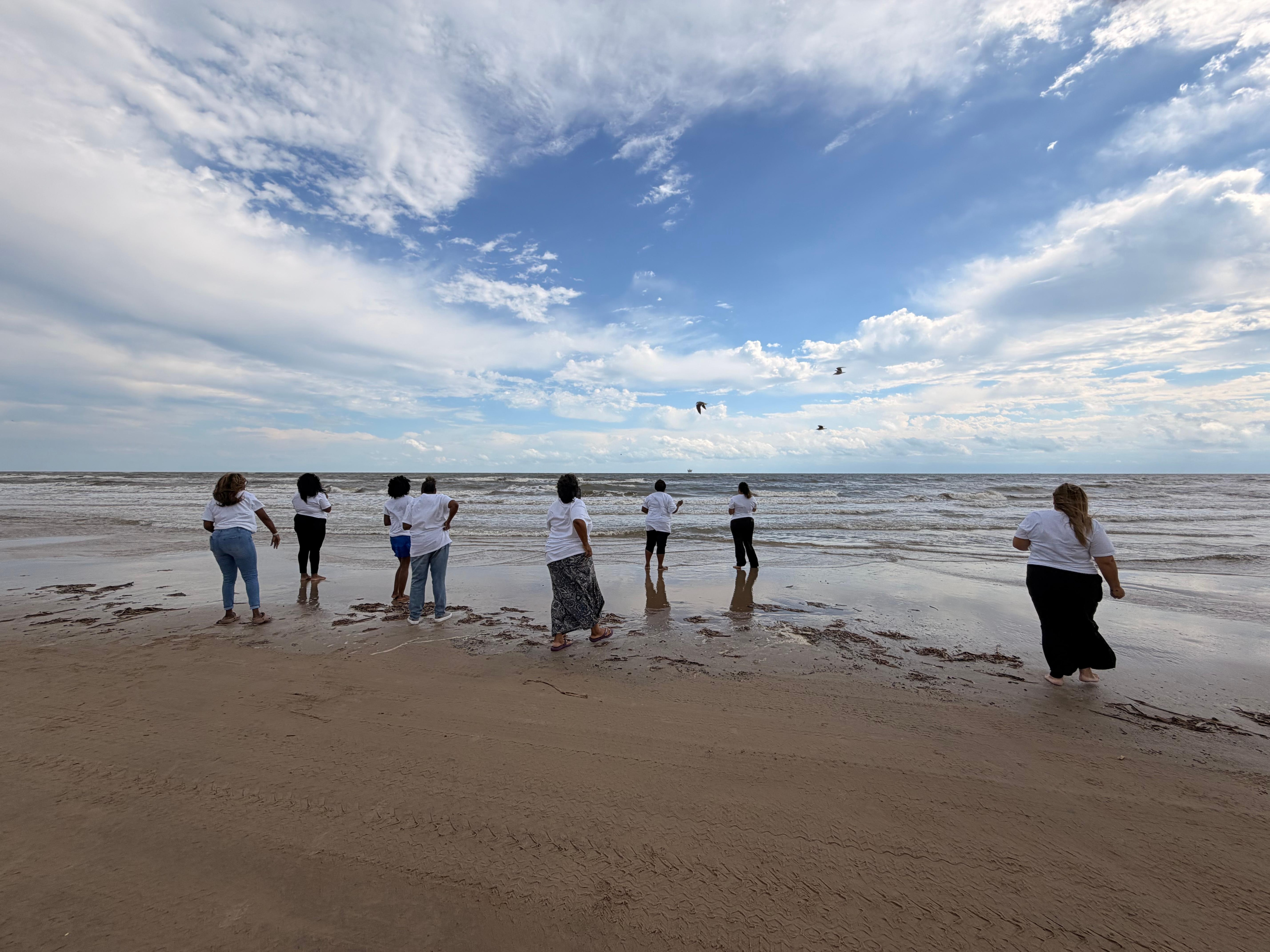 We gathered at the Water,  Before God Releasing anything keeping us from being closer to God 