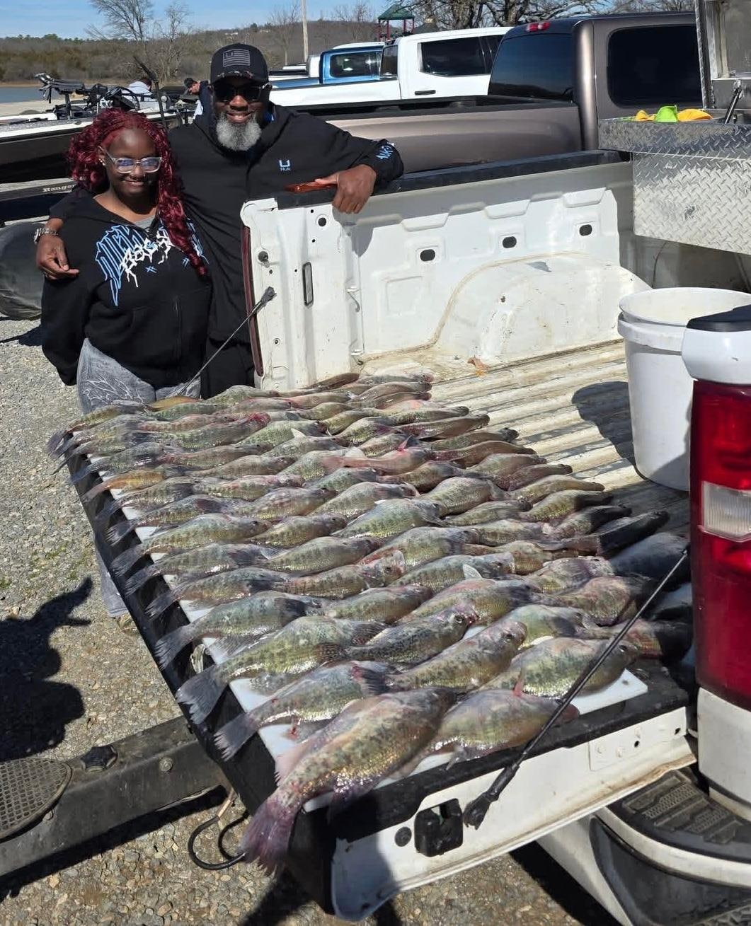 Father daughter fishing trip.   