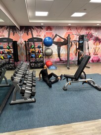 Gym was very clean and they had decent work out equipment