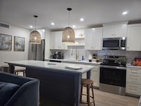 Kitchen is fully renovated. Great job!