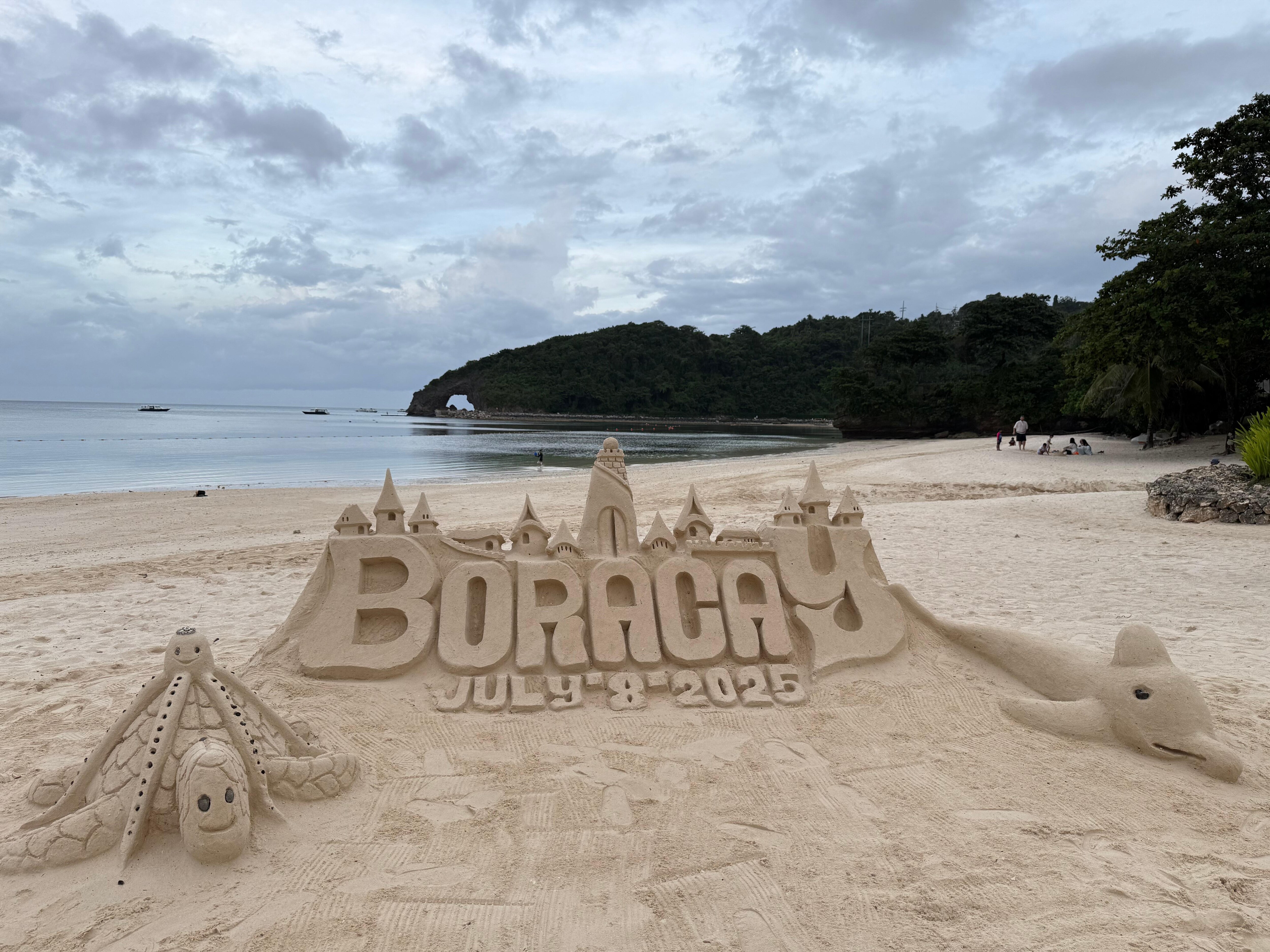 Daily sand sculpture