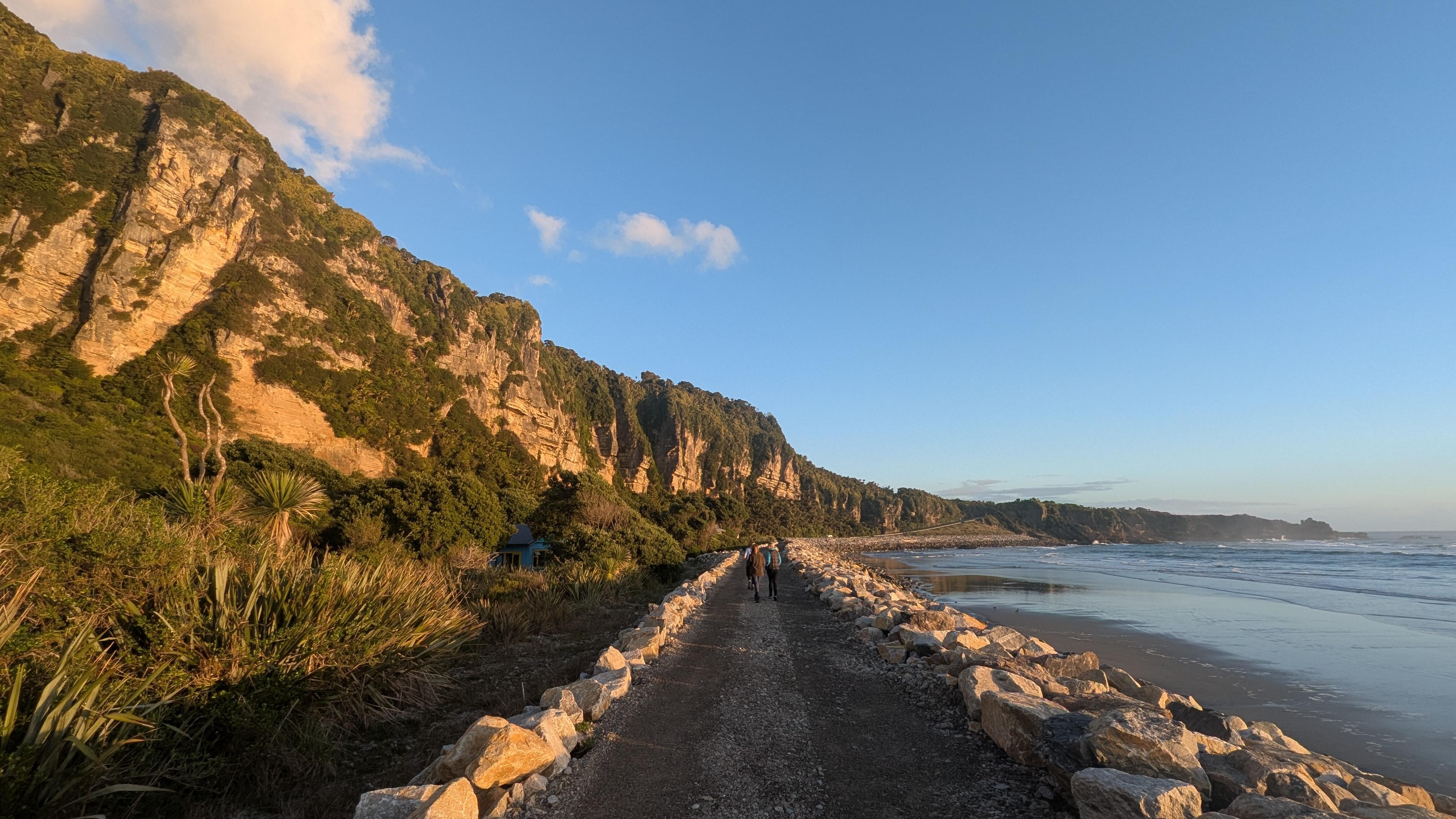 Seawall out front