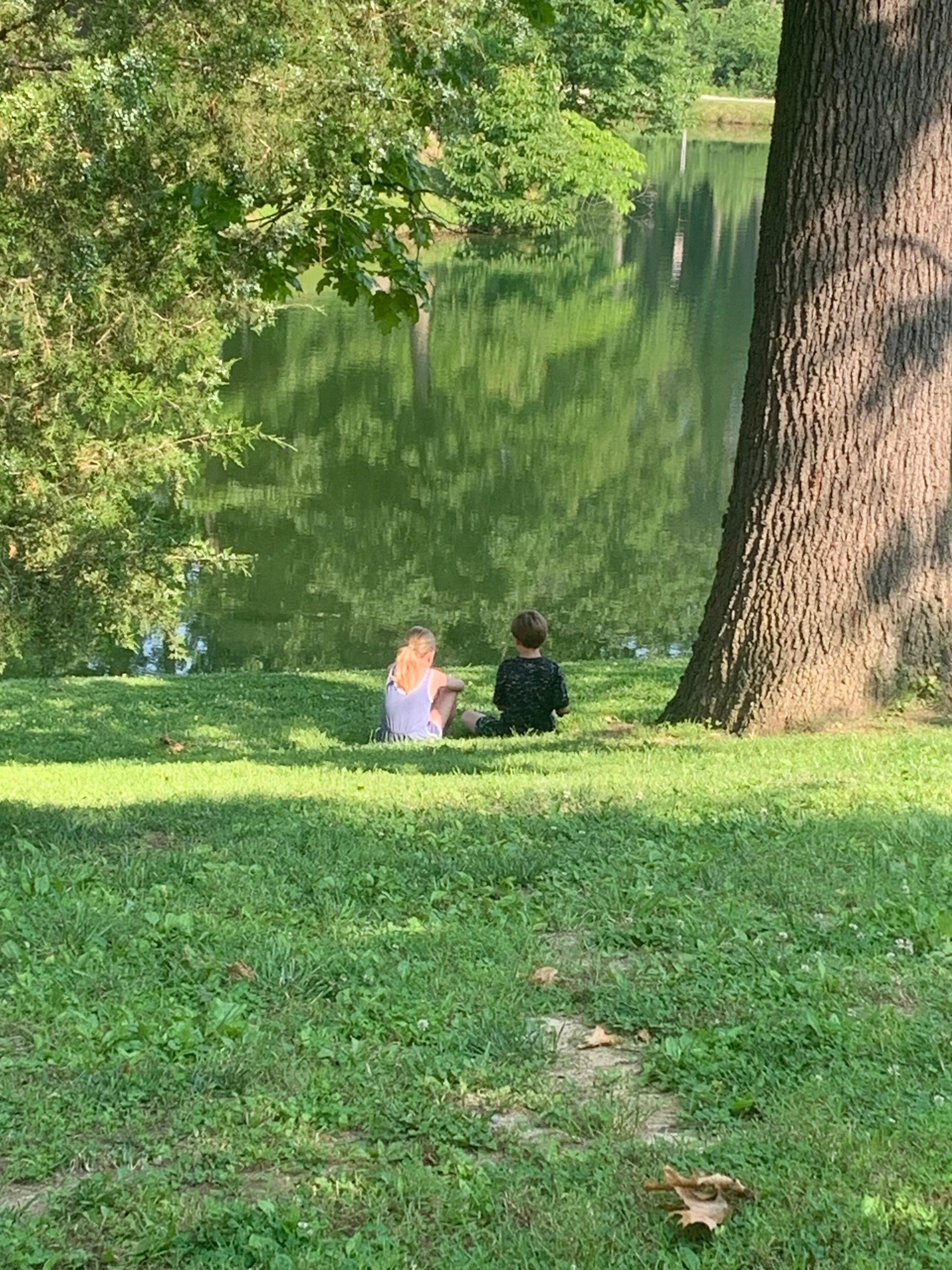 Kids enjoyed the water 