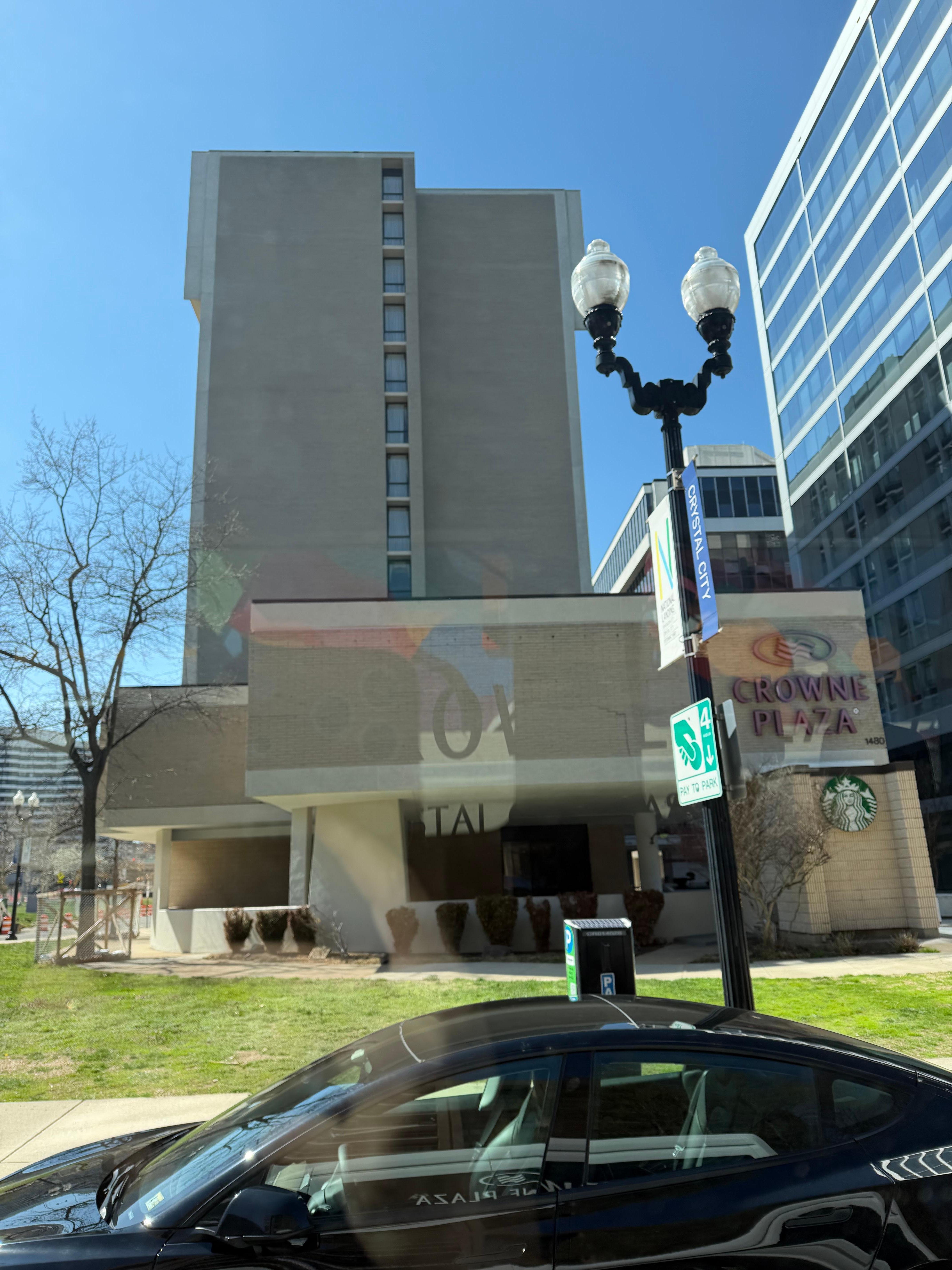 Front view (from the hotel shuttle)