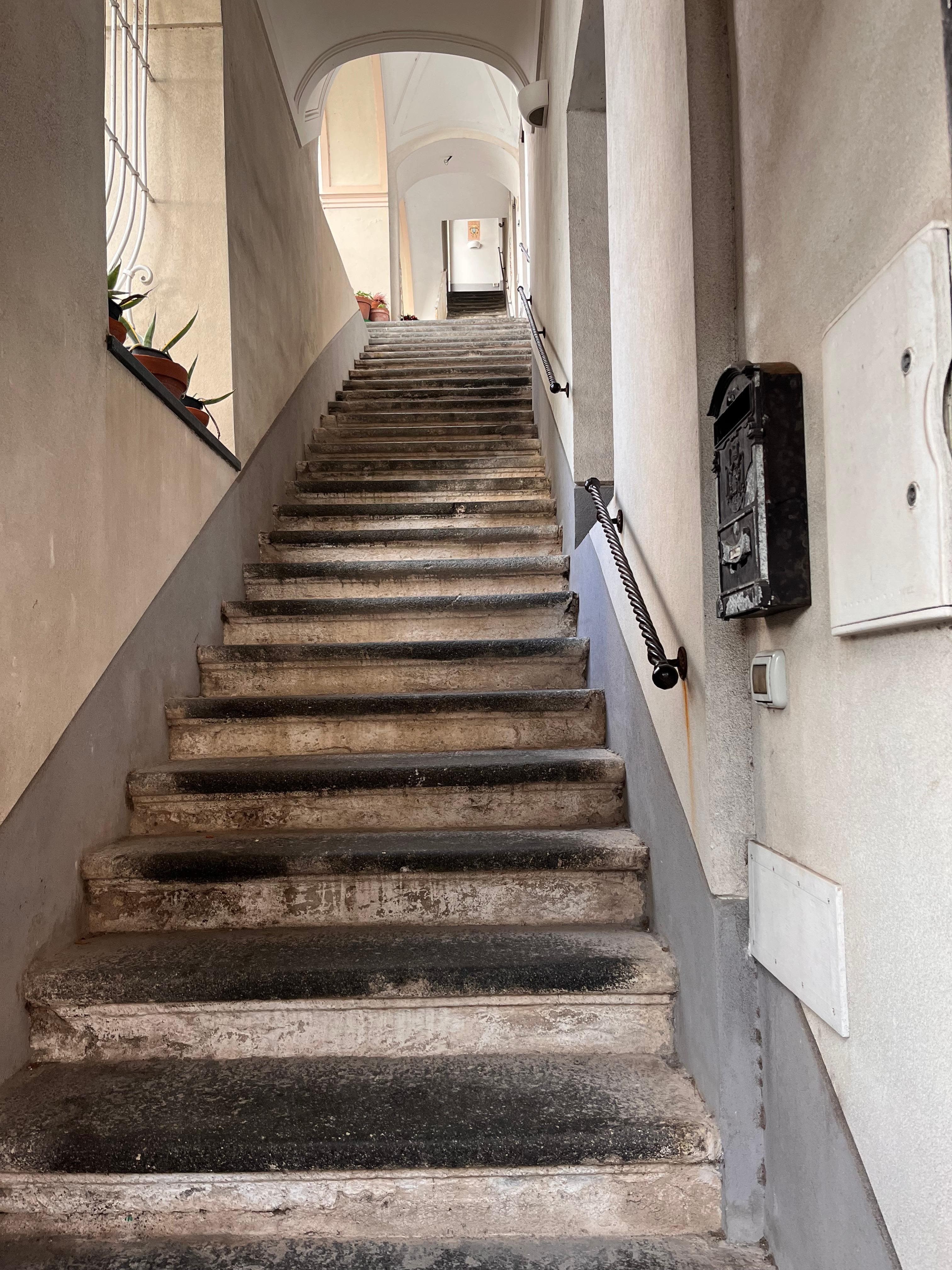 First set of stairs 