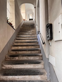 First set of stairs