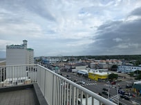 View from balcony on the 8th floor pool
