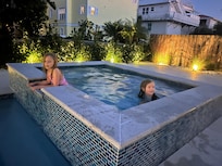 Pool and Spa with safety gates throughout house!