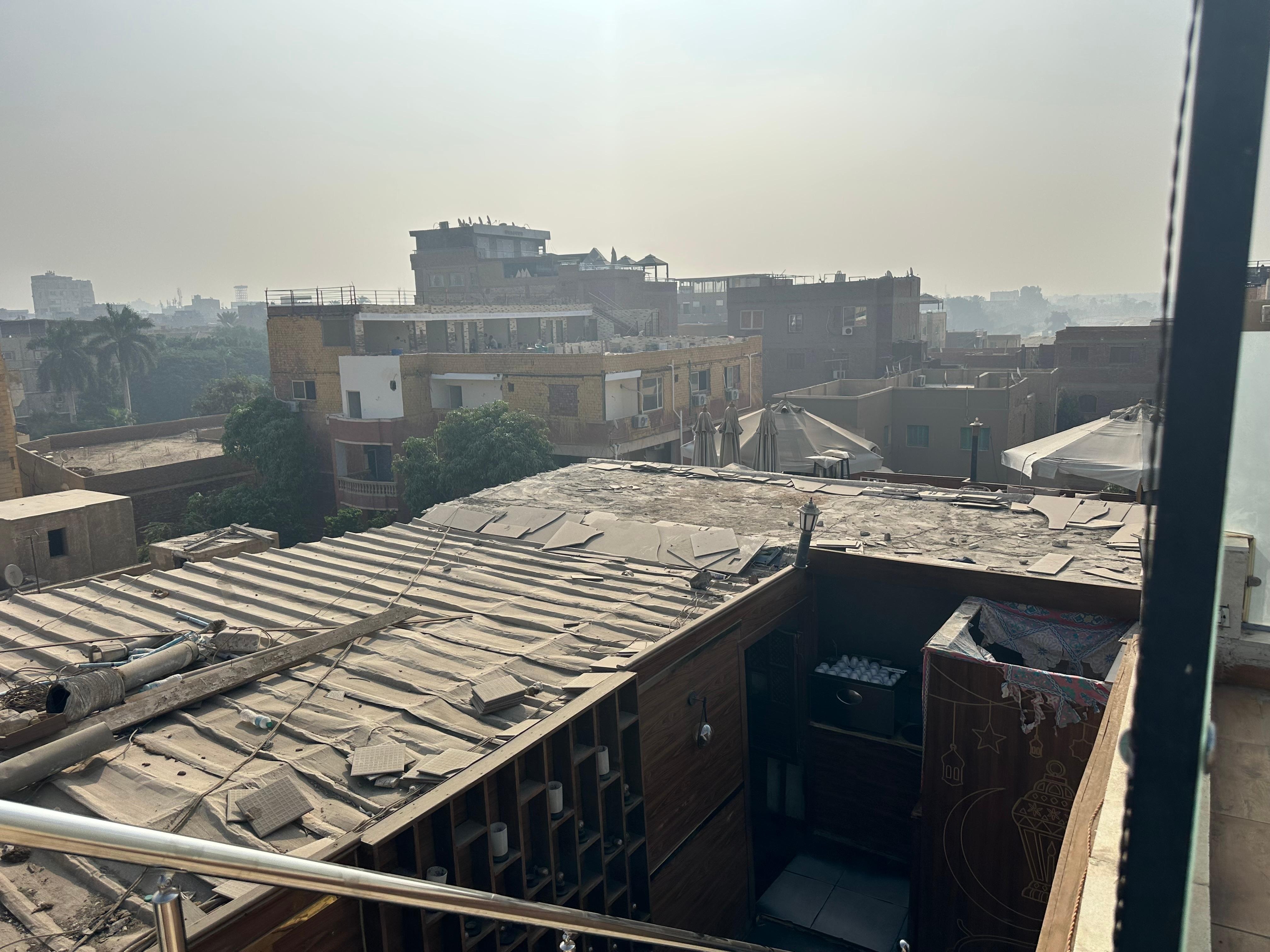 Blick von der Dachterasse