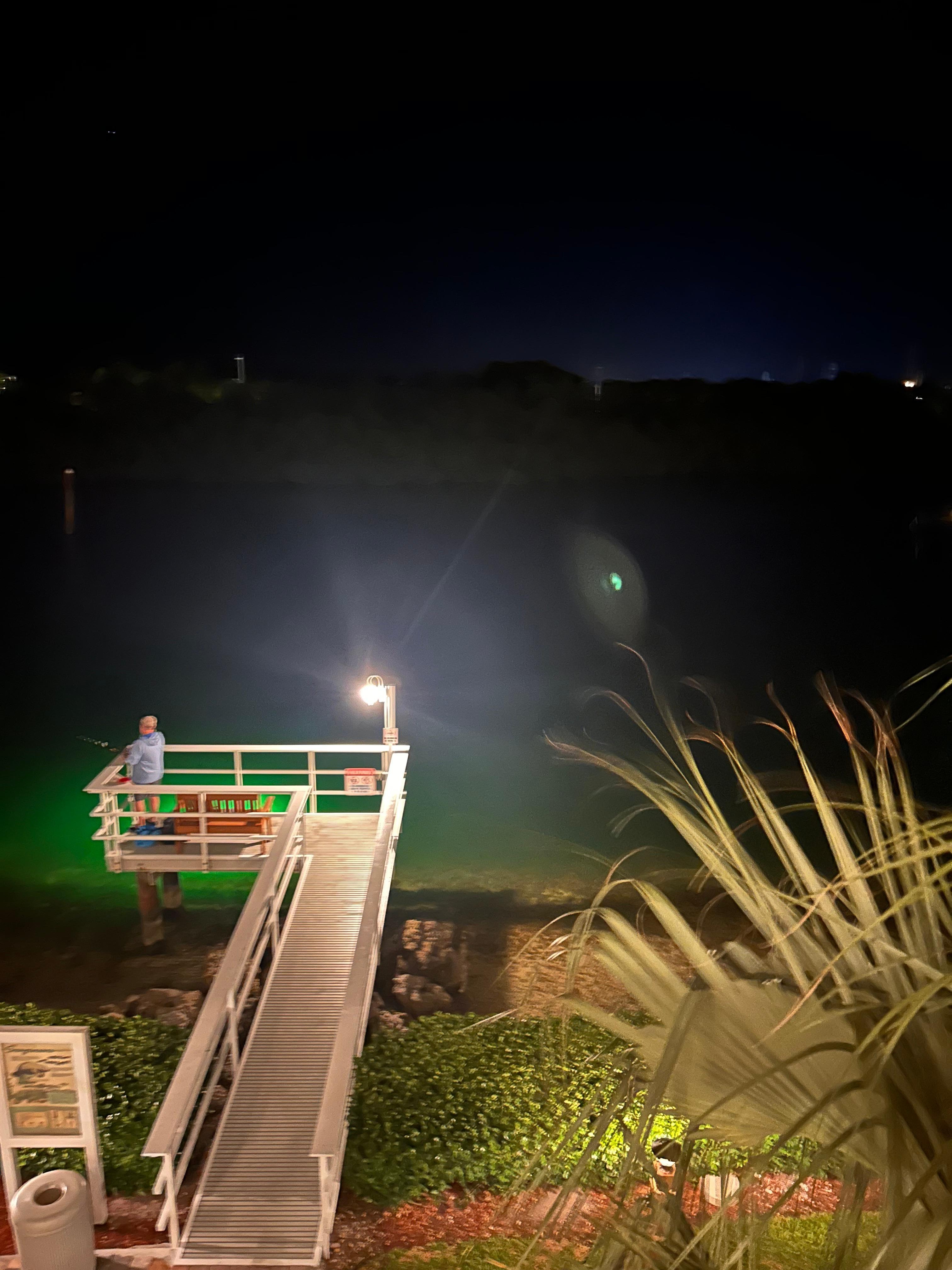 Small fishing pier on property. Bring your own fishing poles.