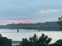 Sunrise from the balcony.