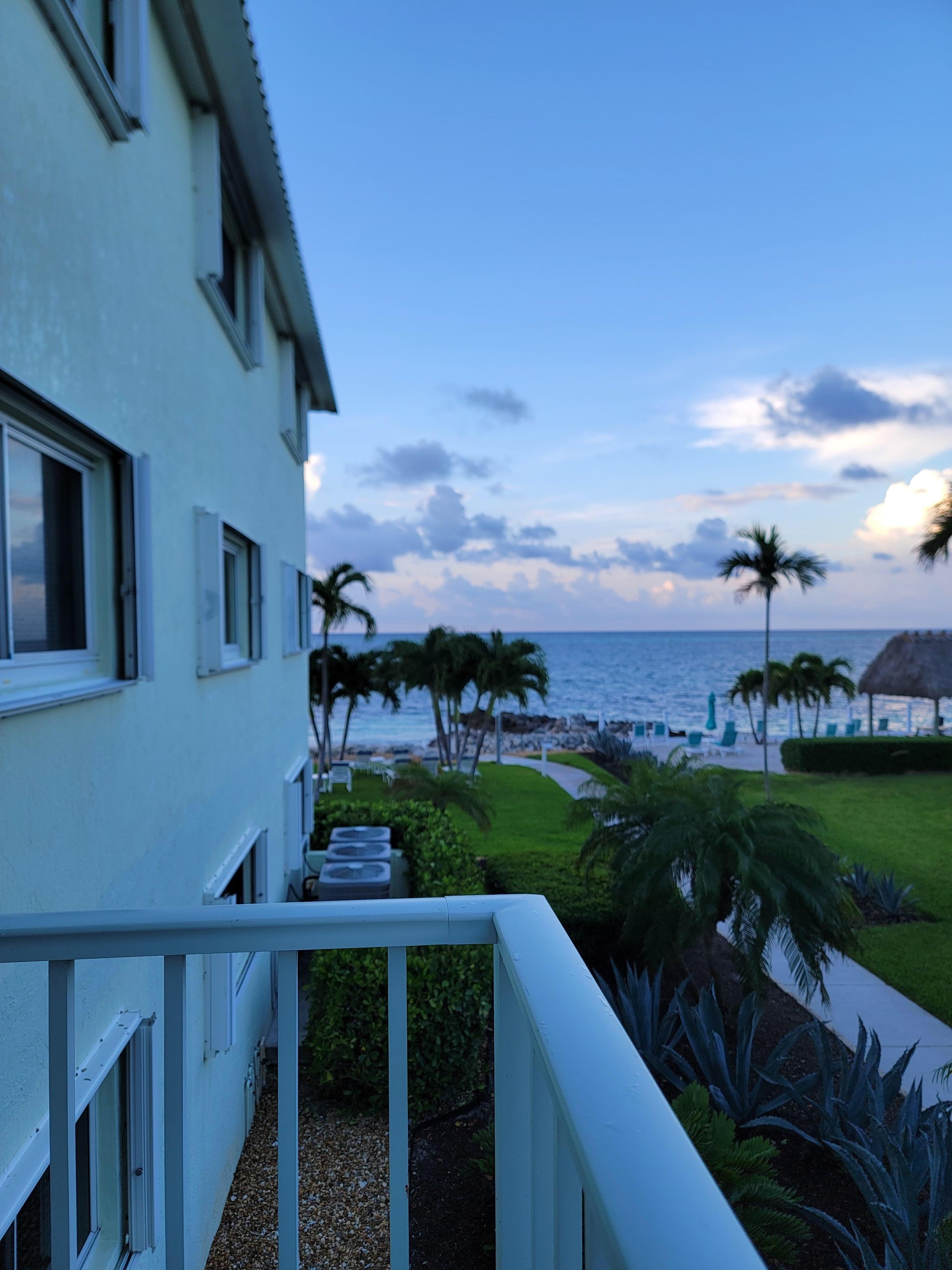 View from our balcony.