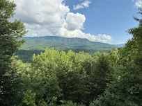 View of the Smoky Mountains right from the deck!