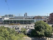 Local are, view of the station nearby.