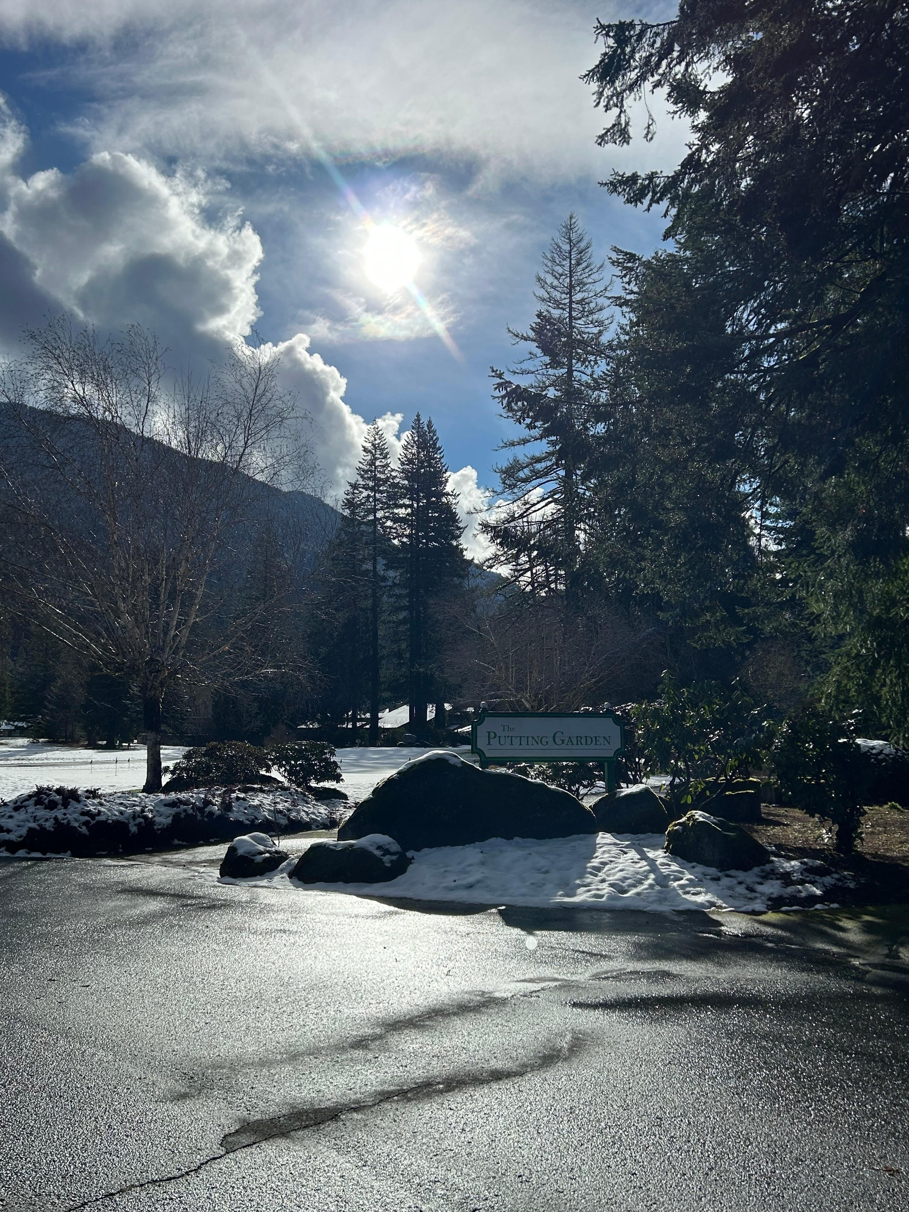 Walk along thecourse