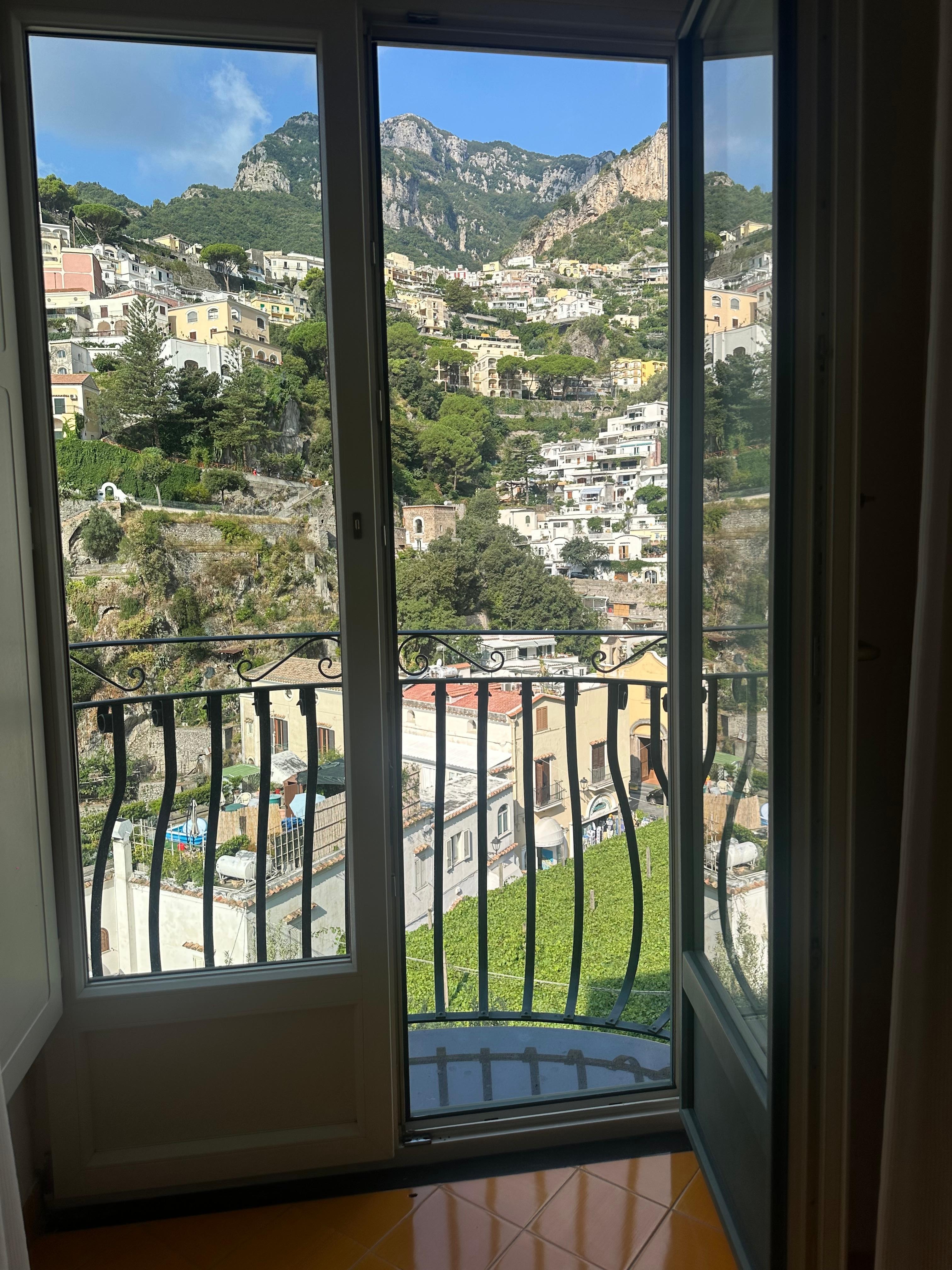 Beautiful view of town from our room